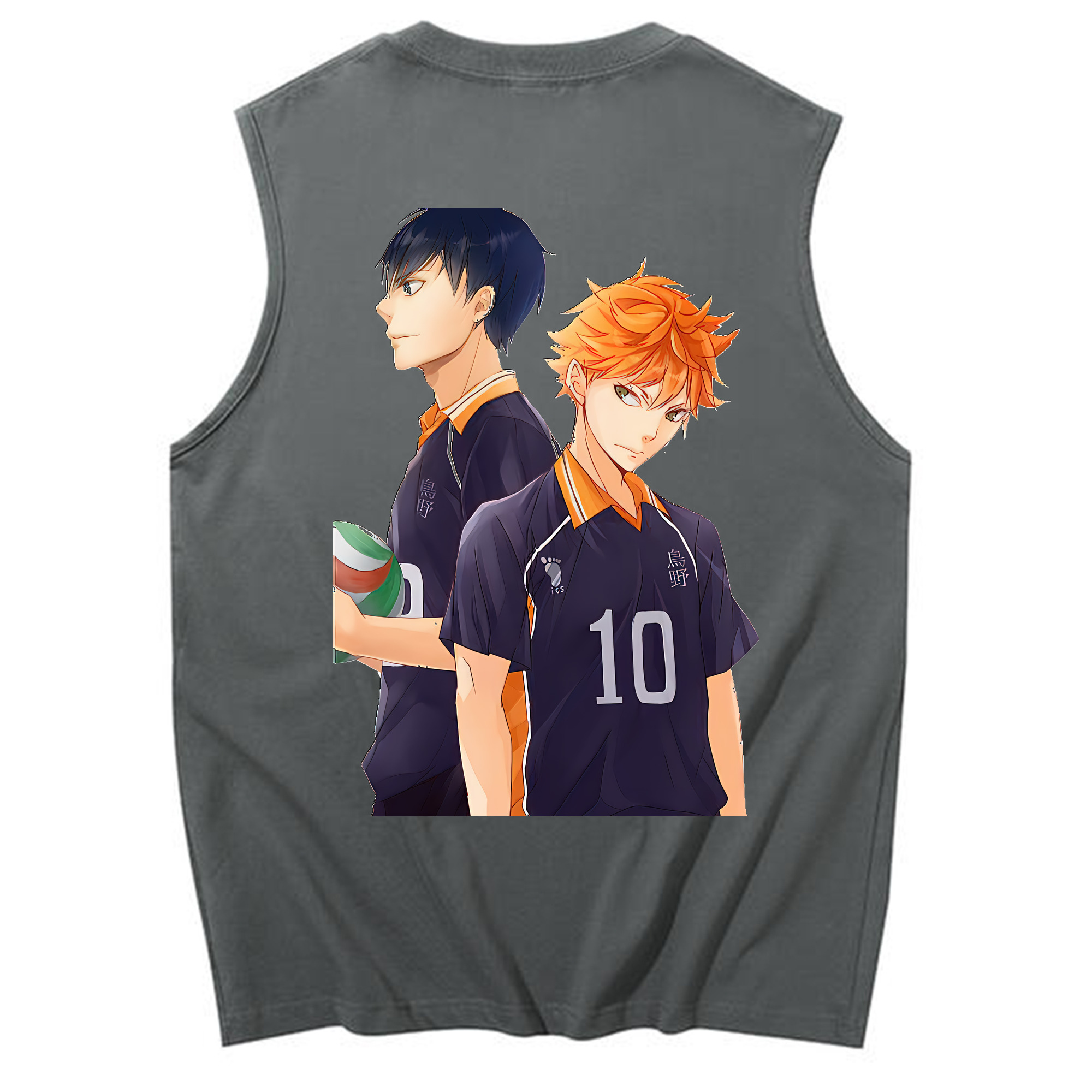 （画像用） ハイキュー!! Haikyu!! コットン100％タンクトップ（背面プリント）